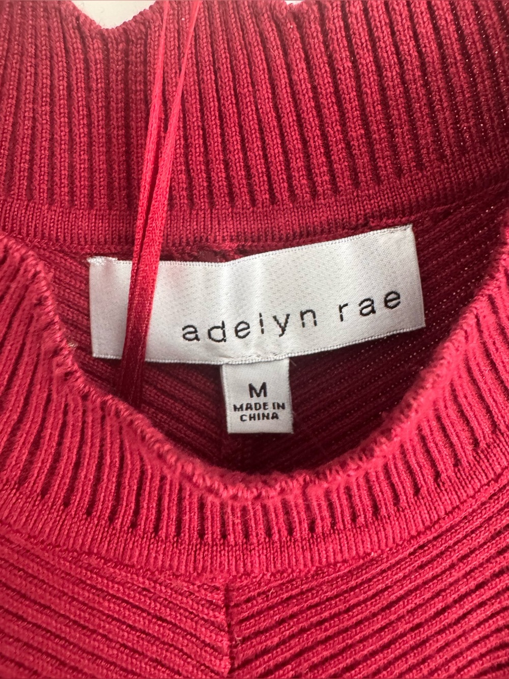 Adelyn Rae Open Back Halter Neck Scallop Edge 'FREYA SWEATER' Dress - Picture 5 of 8